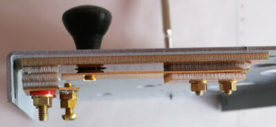 Key, Morse, flat model for wooden box Paraset